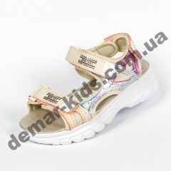 Детские босоножки Lilin Shoes B058-1-1 золото большие